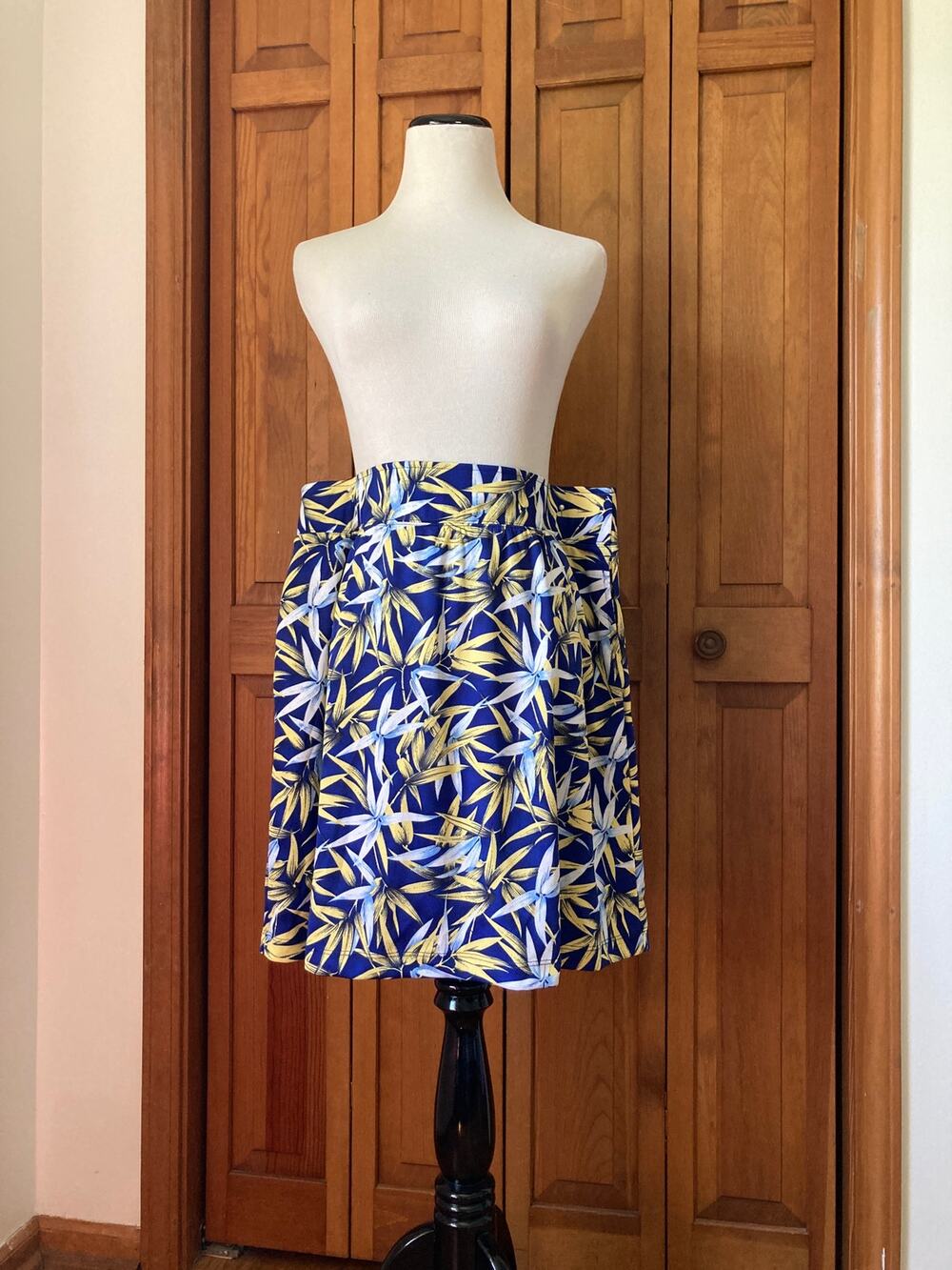 National Tropical Print Sport Skort, Size 1X